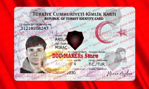 Turkey ID Card – V2 – PSD Template